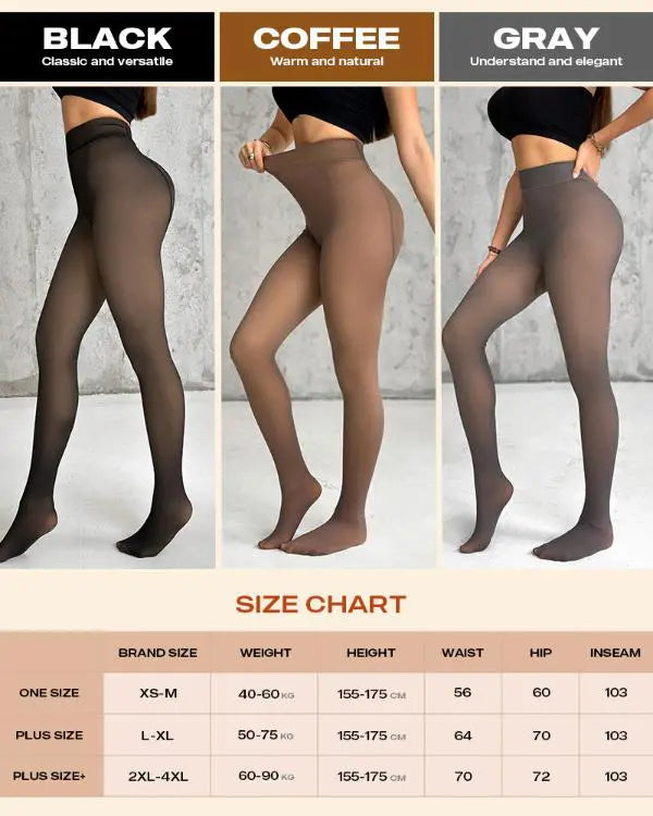 ShapeLift 2 Piece No Fleece Lined Magic Tummy Control Leggings High Waisted Tight Pants 3 Shades (Size Regular/Large)
