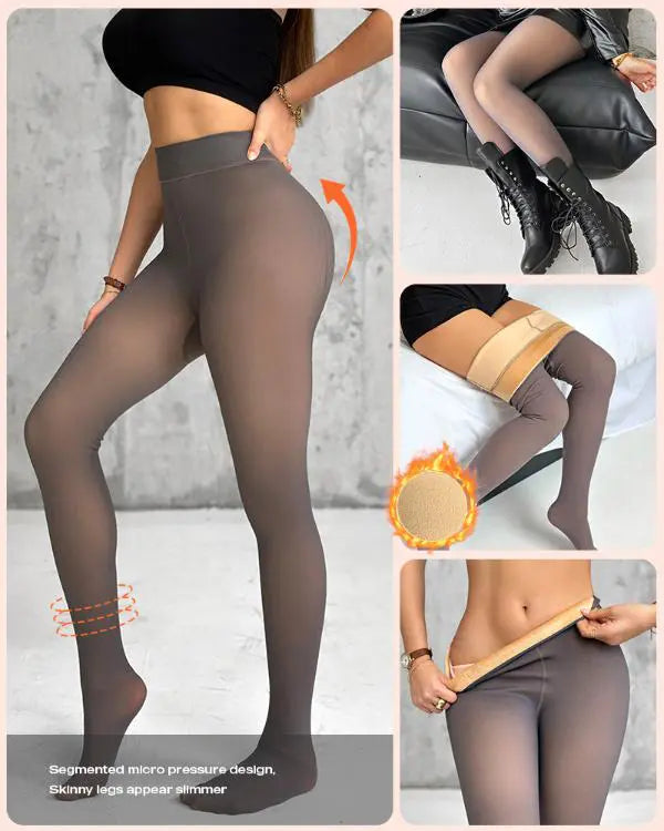 ShapeLift 2 Piece No Fleece Lined Magic Tummy Control Leggings High Waisted Tight Pants 3 Shades (Size Regular/Large)