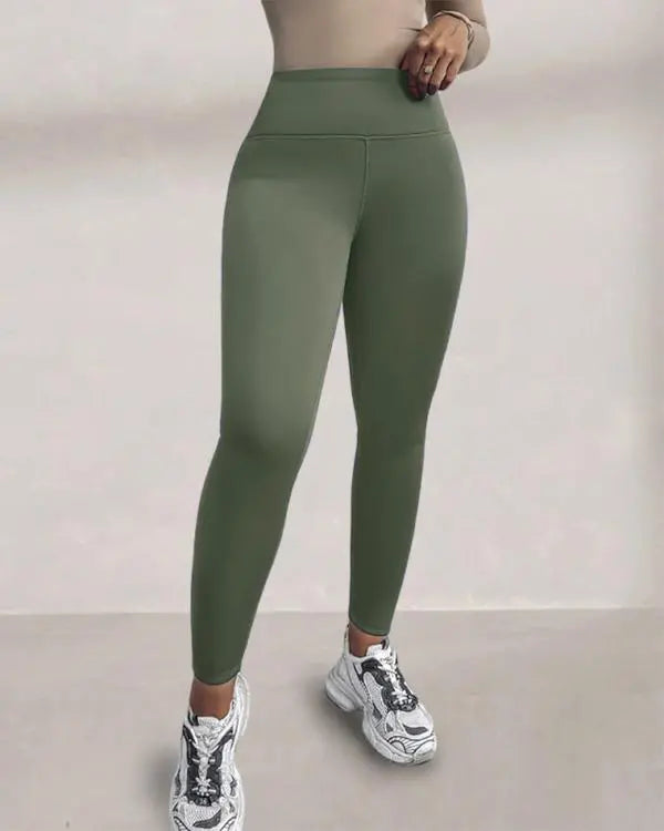 ShapeLift Fleece Lined Active Pants Thick Soft Tummy Control Termal Warm Winter Shaping Pants