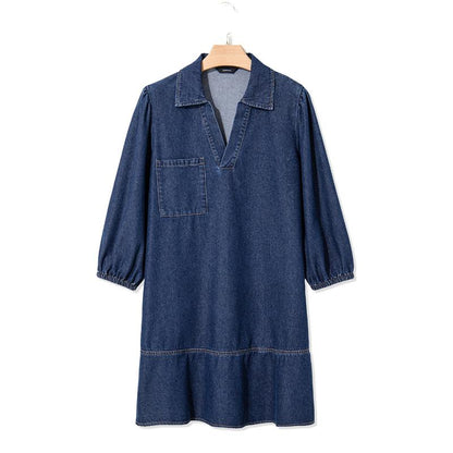 2025 Fall Casual Jean Denim Dress