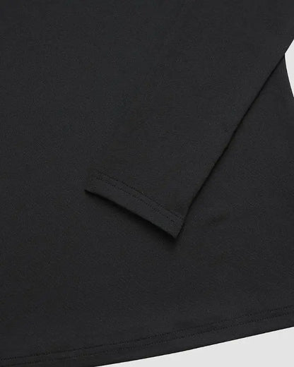 Long Sleeve Slim Fit Tops Casual Cold Shoulder Buckled Blouse Shirts