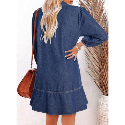2025 Fall Casual Jean Denim Dress