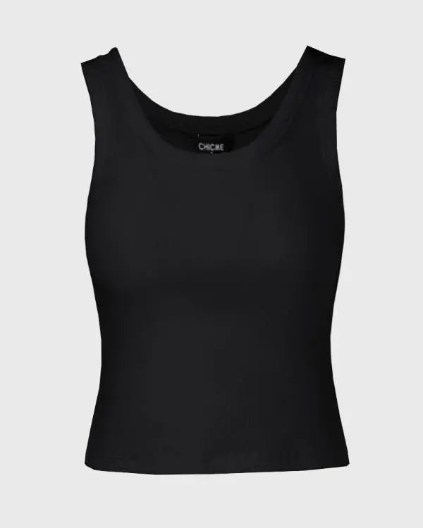 3-Pack Scoop Neck Sleeveless Ribbed Tank Top Cami Tee Shirts