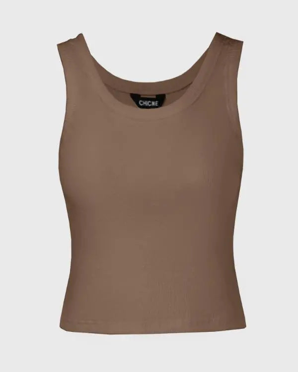 3-Pack Scoop Neck Sleeveless Ribbed Tank Top Cami Tee Shirts