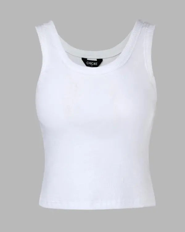 3-Pack Scoop Neck Sleeveless Ribbed Tank Top Cami Tee Shirts