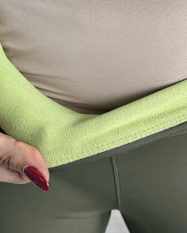 ShapeLift Fleece Lined Active Pants Thick Soft Tummy Control Termal Warm Winter Shaping Pants