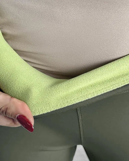 ShapeLift Fleece Lined Active Pants Thick Soft Tummy Control Termal Warm Winter Shaping Pants