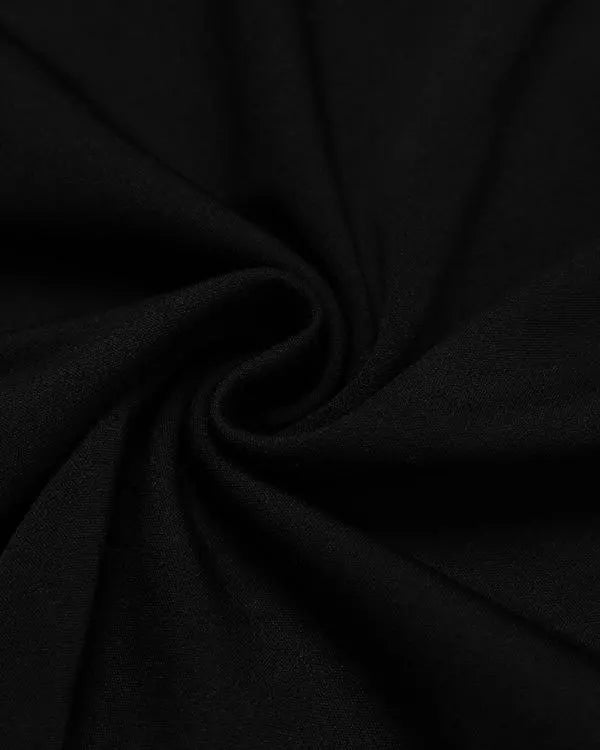 Rhinestone Round Neck Cutout Slim Fit Midi Dress Casual Bodycon